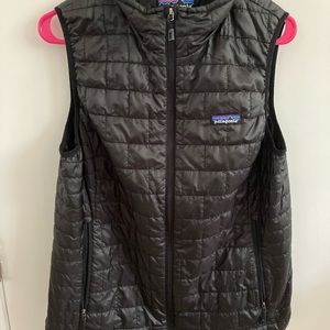 Patagonia Womens Nano Puff Vest Black Size Large